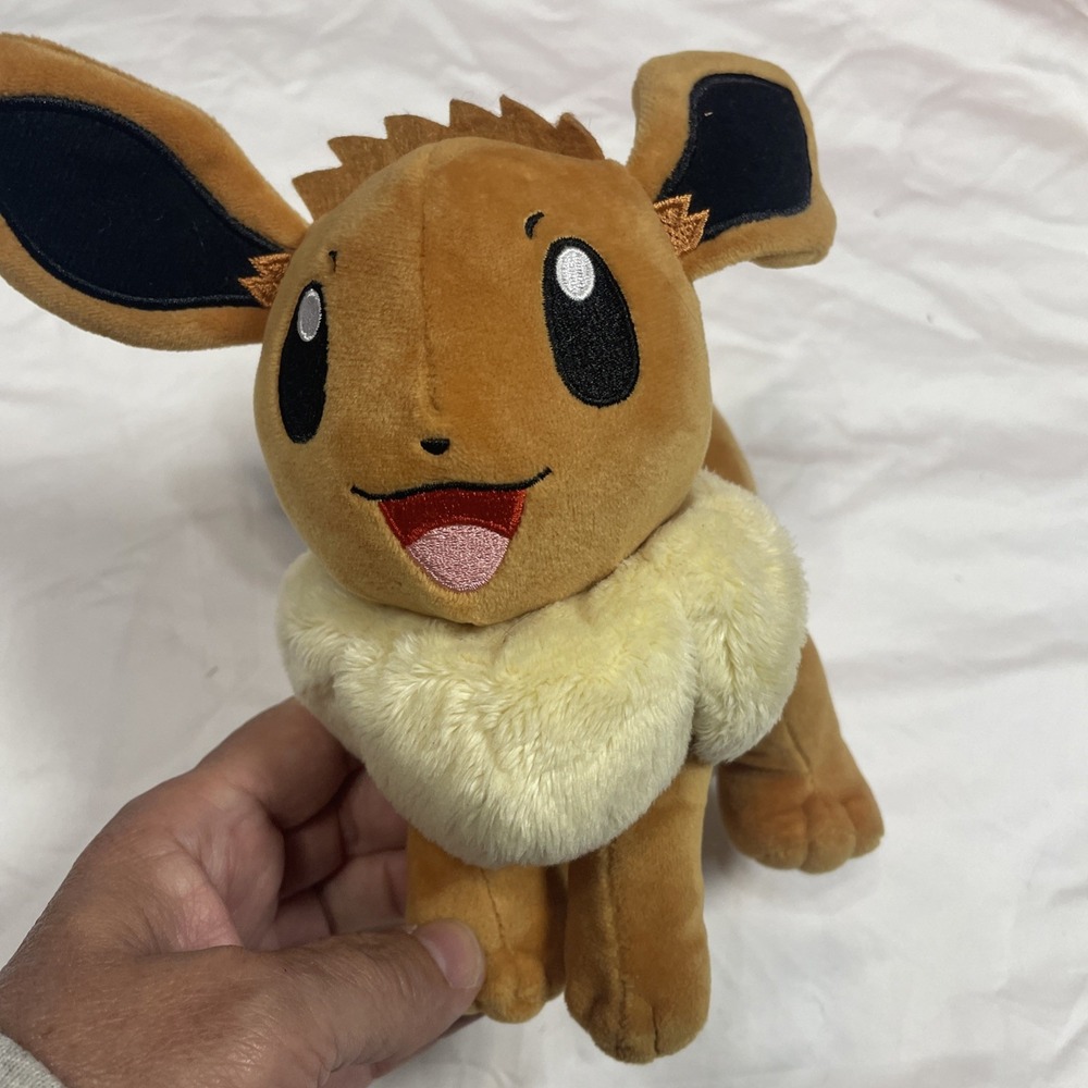Pokemon Eevee Standing Plush Toy Stuffed Animal 9" Wicked Cool Toys Nintendo